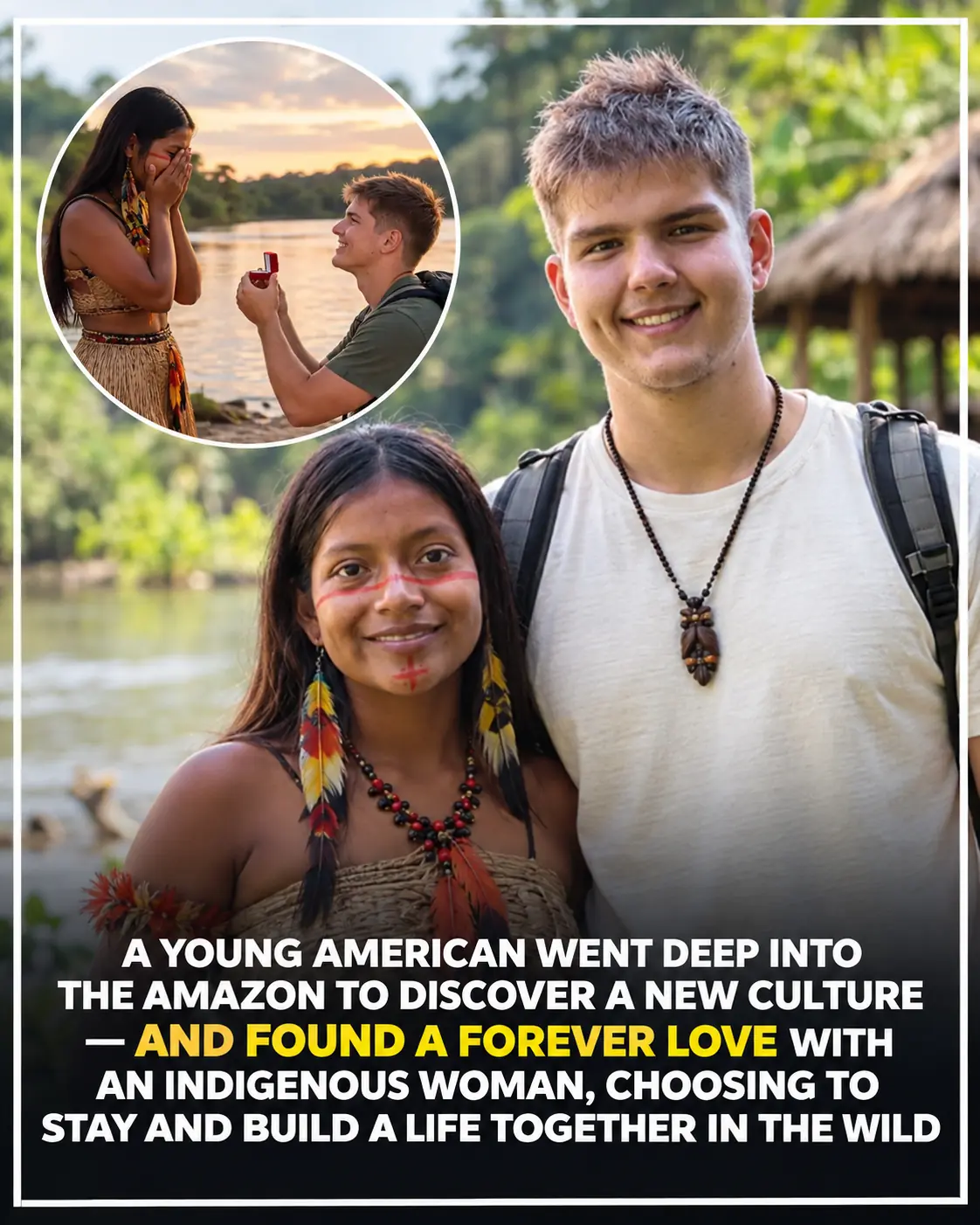 American Man Travels to the Amazon to Trace His Roots—Then Falls in Love With a Shuar Woman and Starts a New Life in the Jungle