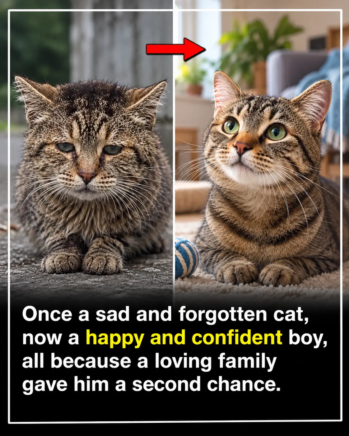From Heartbroken Shelter Cat to Happy Home: Fishtopher’s Viral Adoption Story