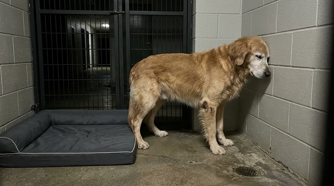 Henry Falls Asleep Standing in the Same Corner Every Night—Then His Back Legs Slowly Give Out Beneath Him