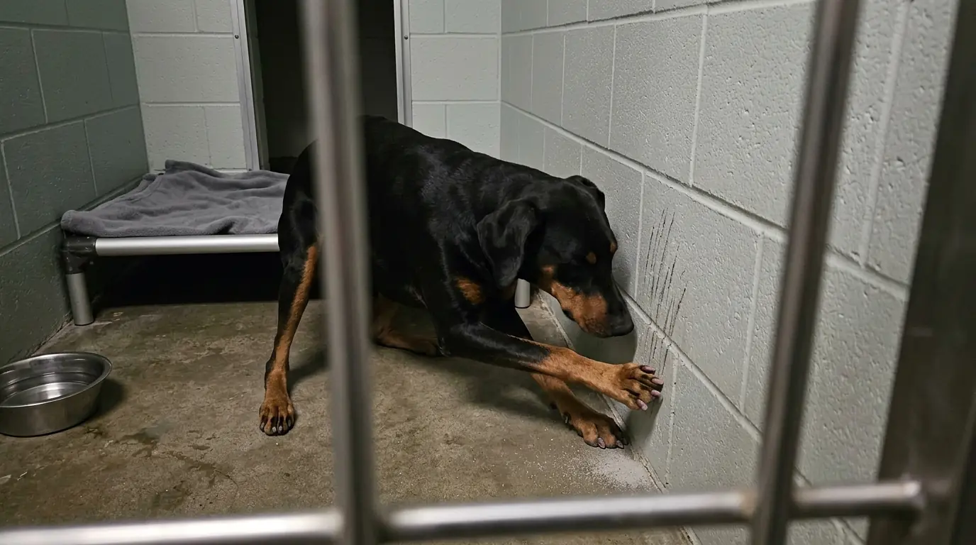 Every Night at 2 A.M., Jasper Scratches the Same Empty Wall—Then Presses His Ear to the Floor Beneath It