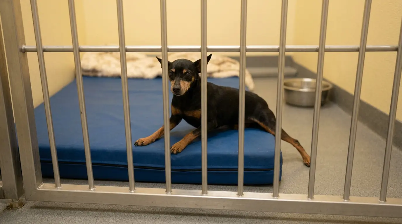 Minnie Can Lie Down on Her Own—But Every Time She Tries to Get Back Up, Her Back Legs Slide Away Beneath Her
