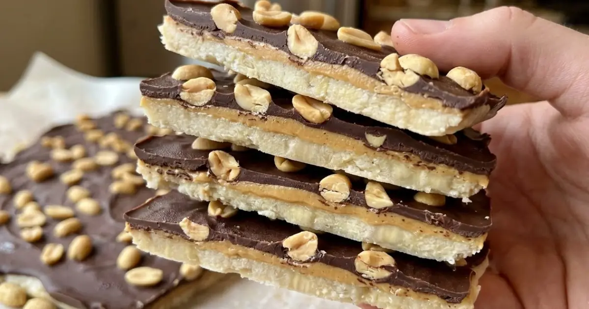 Peanut Butter Chocolate Banana Bark – Creamy, Crunchy & Freezer-Friendly