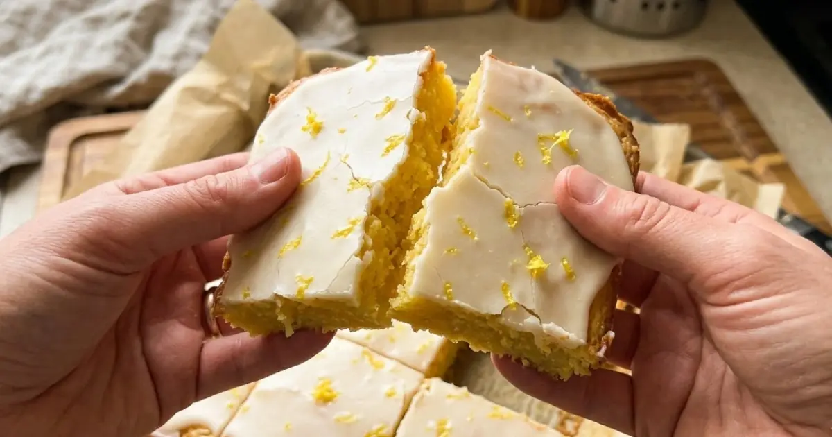 Lemon Brownies – Fudgy, Buttery & Bursting with Fresh Lemon
