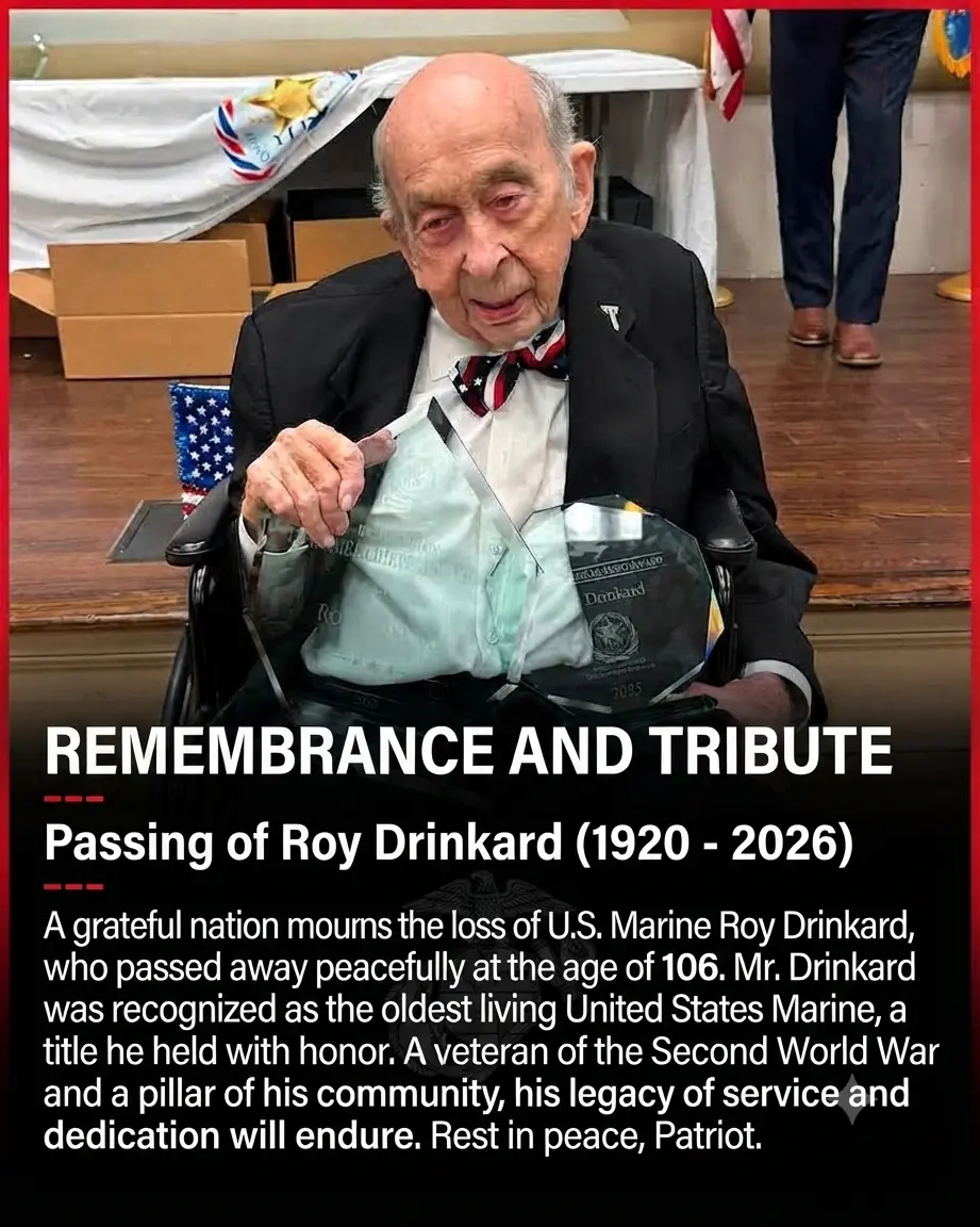 A Century of Honor: Remembering Roy Drinkard, the Oldest Living U.S. Marine