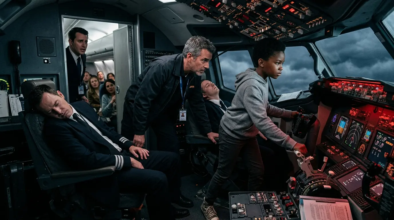 Pilots Blacked Out at 30,000 Feet — Then a 12-Year-Old Black Girl Took the Controls!
