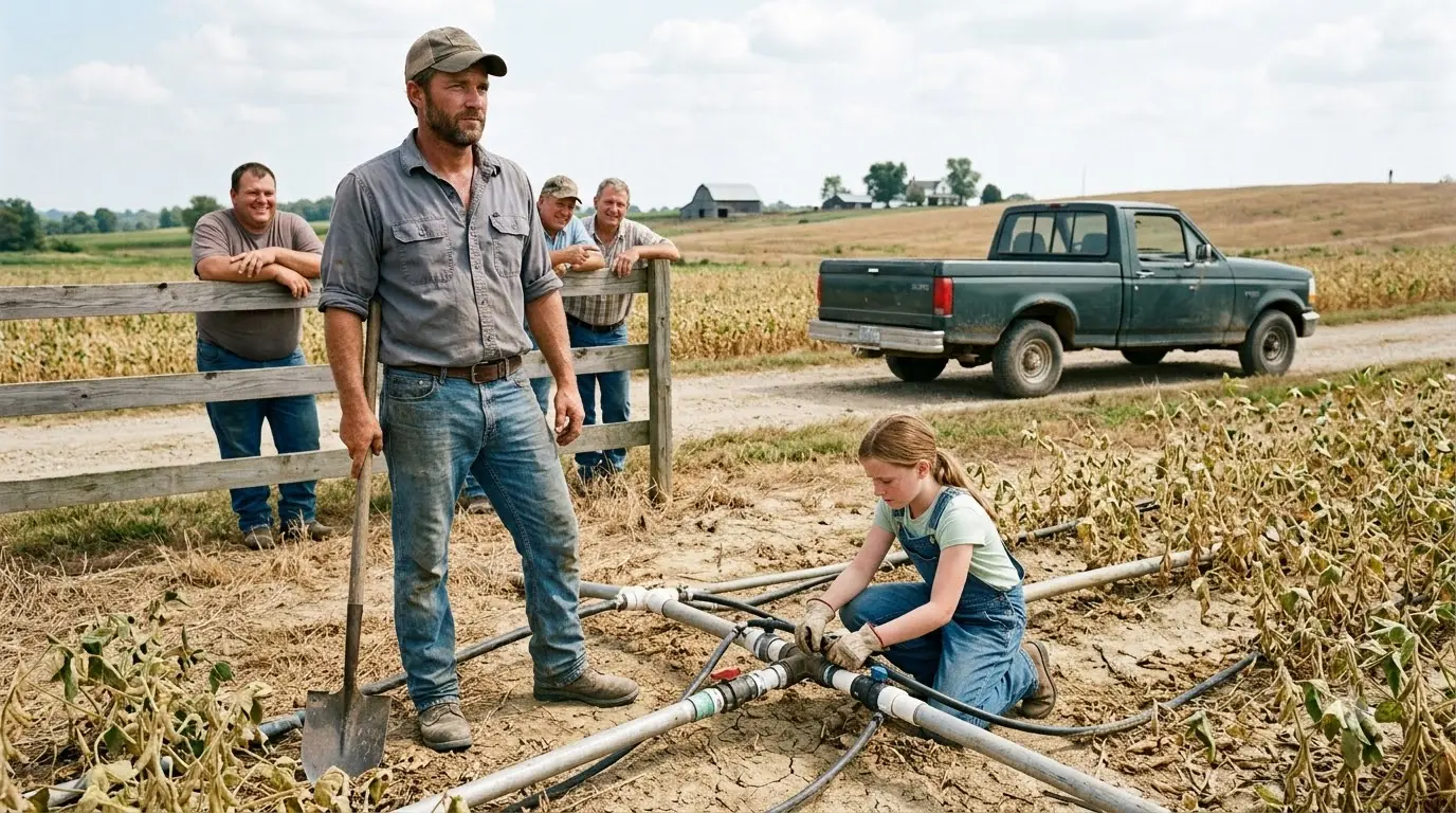 Everyone Laughed When a Little Girl Collected Their Old Irrigation Pipes — Until They Saw Her Crops