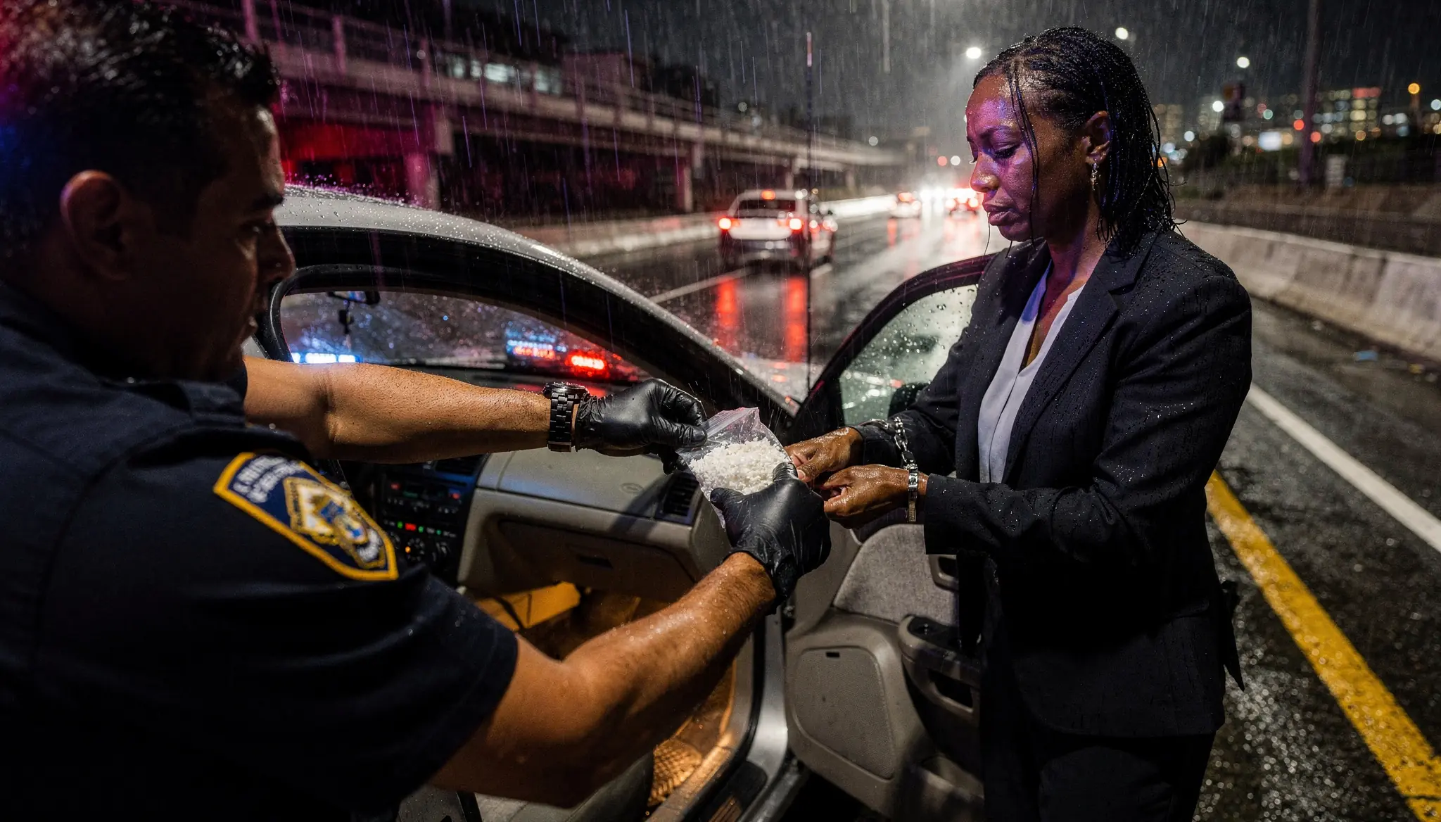 Dirty Cop Plants Drugs on a Black FBI Director — She Lets Him Lie Before Showing the Tape