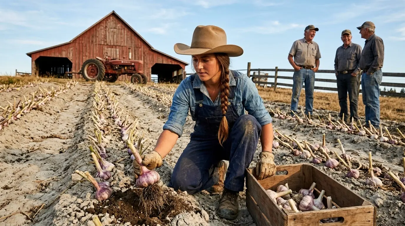 Old Farmer Shamed a Young Woman for Planting 780 Garlic Bulbs on a Dead Hillside — Then the Buyers He Chased for Twenty Years Bought Her Entire Harvest