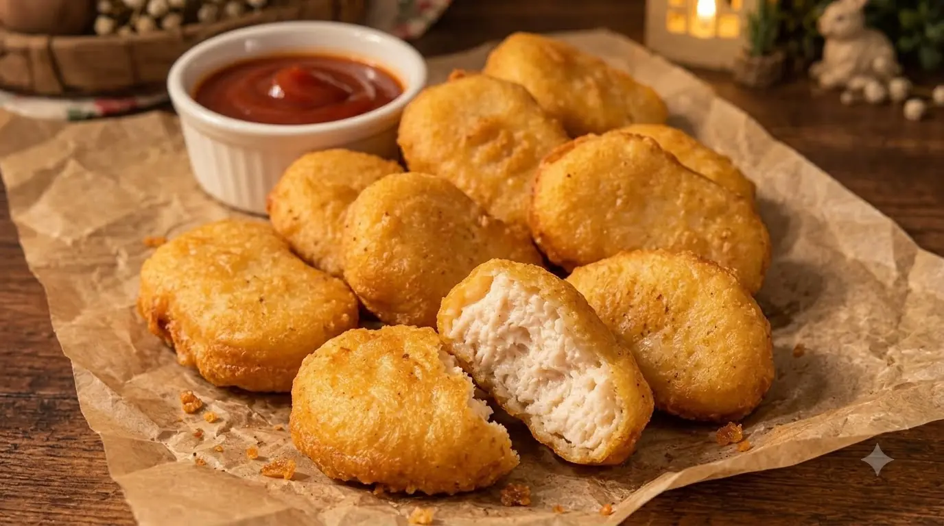 Homemade Crispy Chicken Nuggets – Juicy & Crunchy