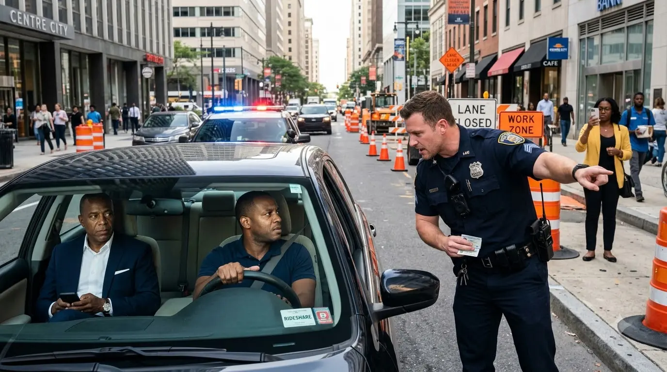 Officer Detains an Uber Driver — Until The Passenger Stepped Out