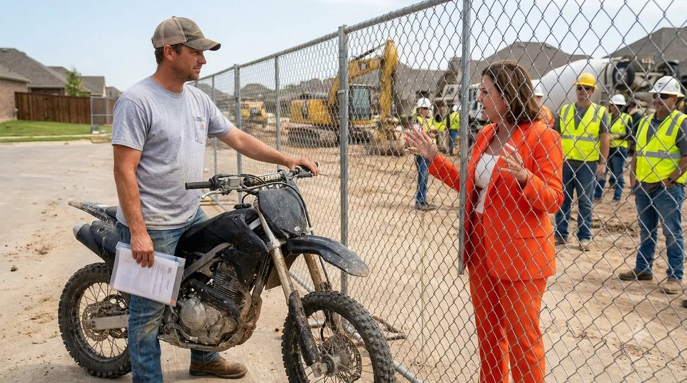 HOA President Poured Concrete Over a Rancher’s Access Road — Then His 1948 Deed Froze Her $4.8 Million Clubhouse Loan