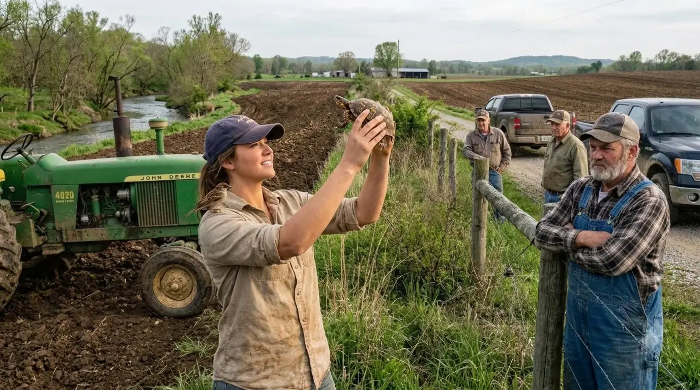 They laughed when the girl released turtles, spiders, bees, and birds into her field—until the pests attacked.