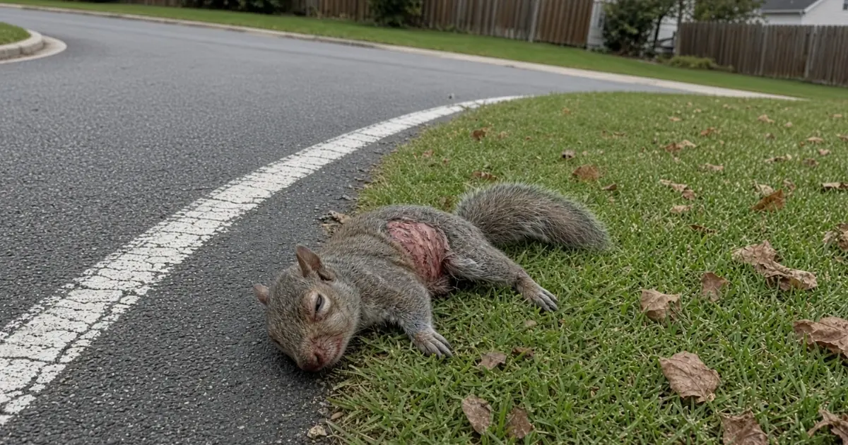 A Squirrel Was Found Barely Conscious Beside a Suburban Road — One Hind Leg Was Stretched in a Position That Immediately Worried Us
