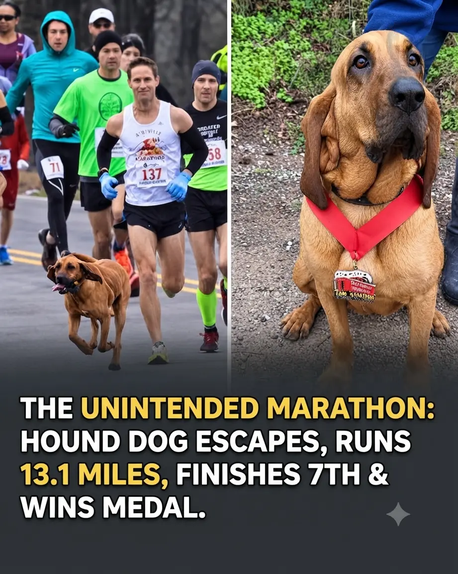 From Bathroom Break to Finish Line: The Amazing Tale of the Accidental Half Marathon Dog