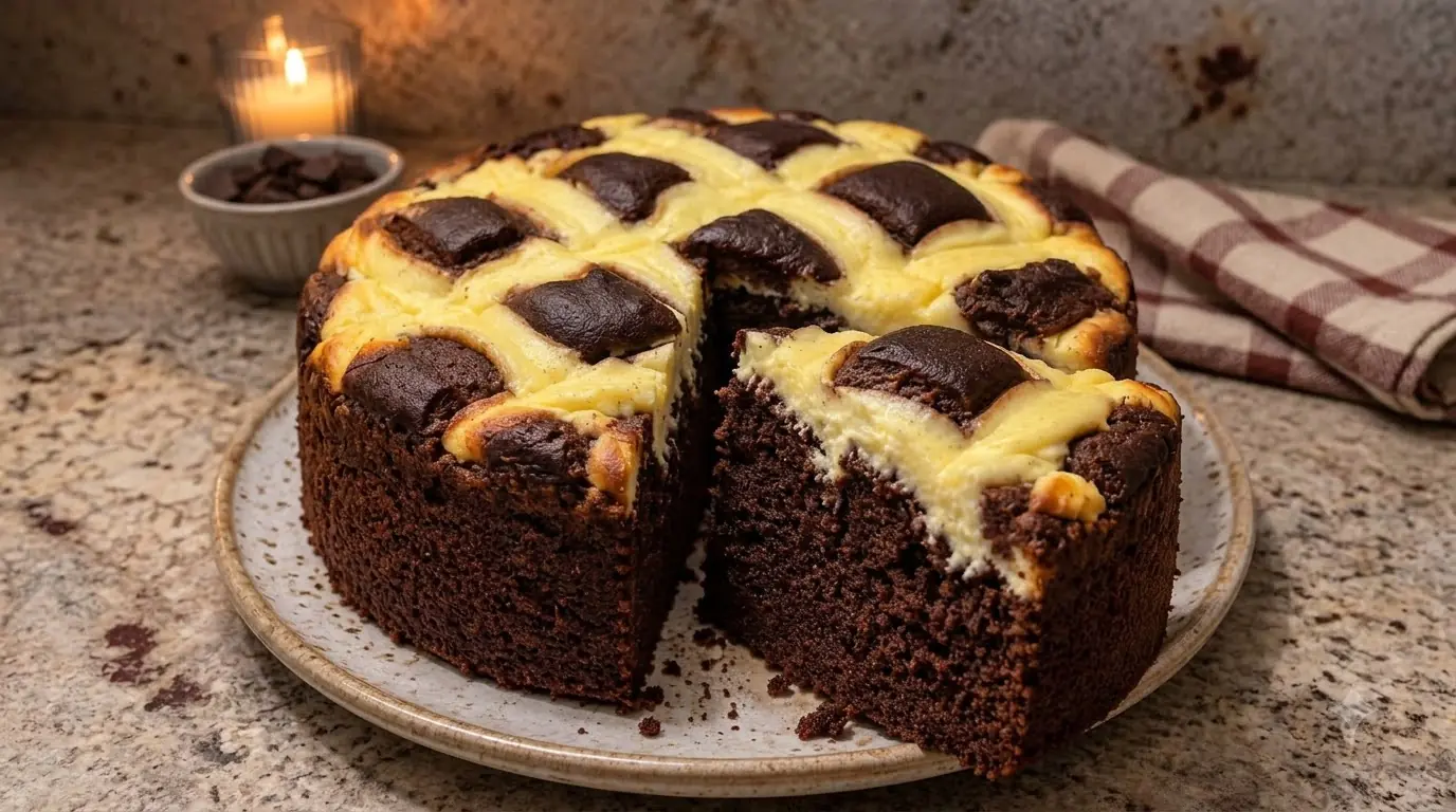 Piumino Cake with Cocoa and Ricotta – Soft, Fluffy & Creamy