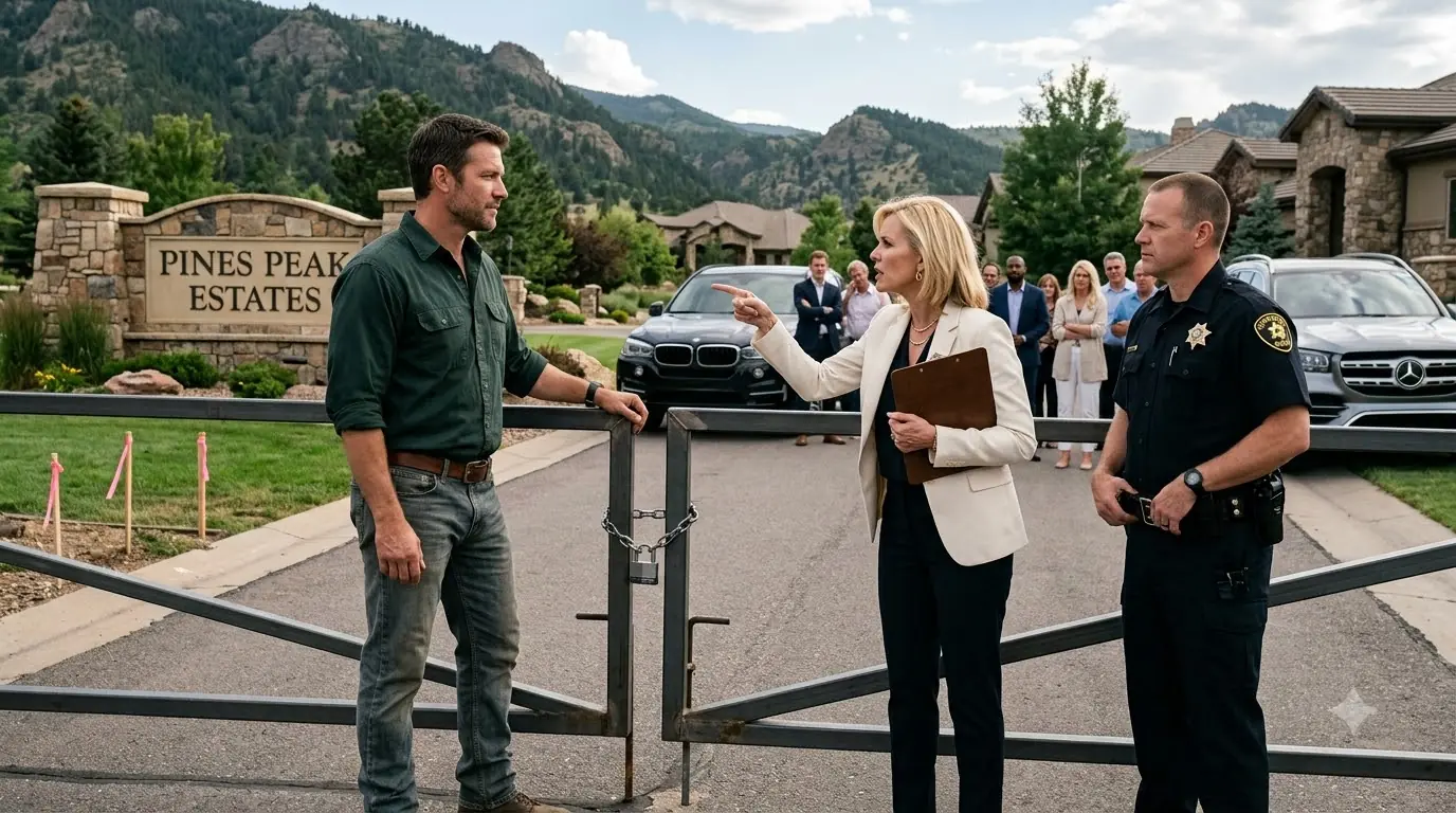 I Left My Gate Locked For One Weekend — HOA Karen Realized 80 Homes Had No Legal Road Out