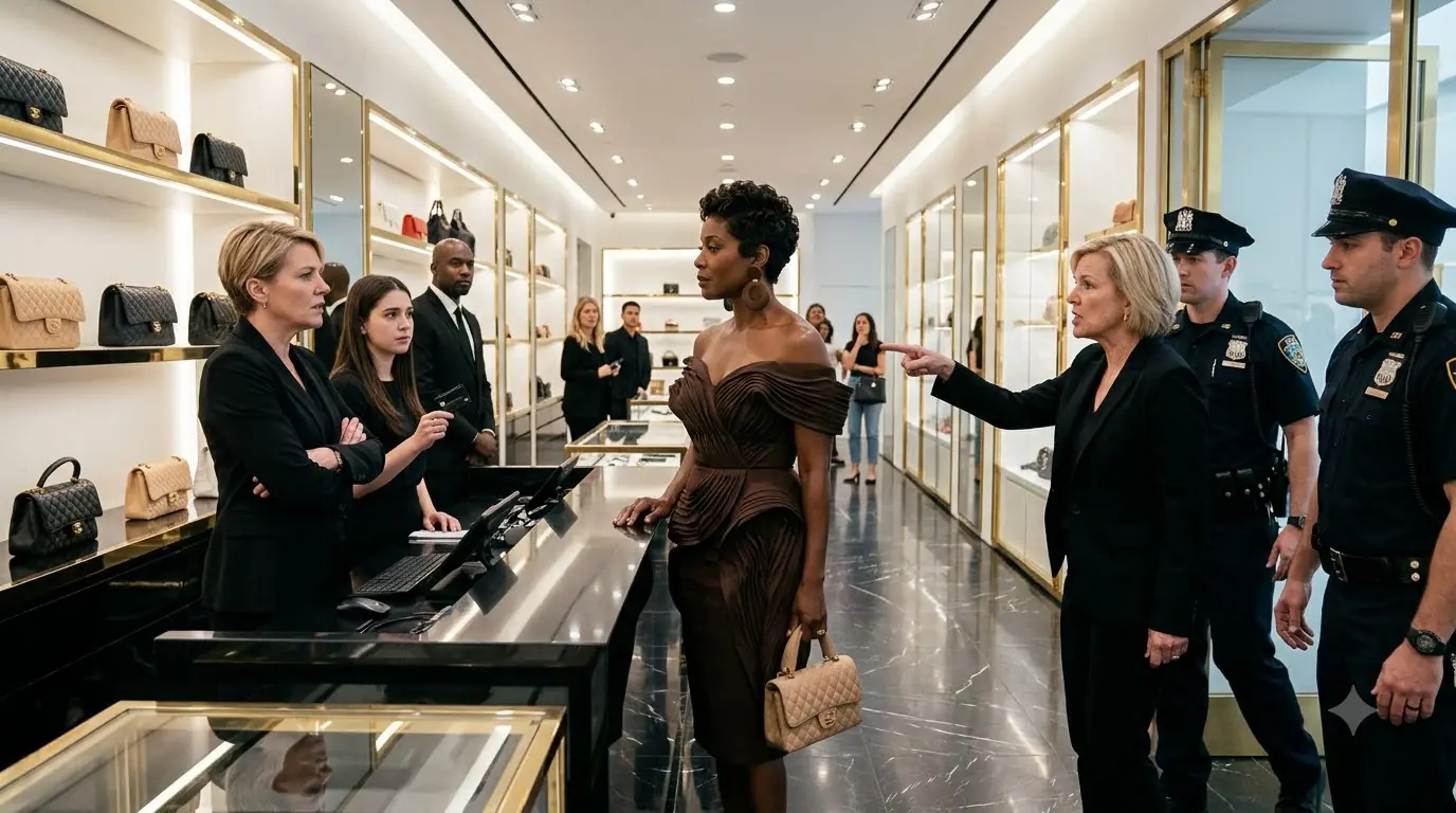 Store Manager Called Police on a Woman After Her Card Cleared — Then She Learned the “Suspicious Customer” Owned the Entire Luxury Group