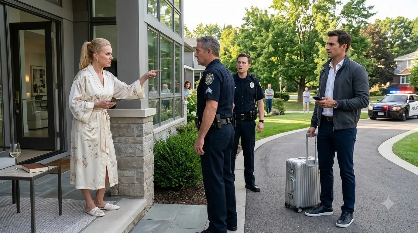 HOA Karen Called Cops as I Returned Early to My Mansion — She’s Been Living There for 2 Weeks