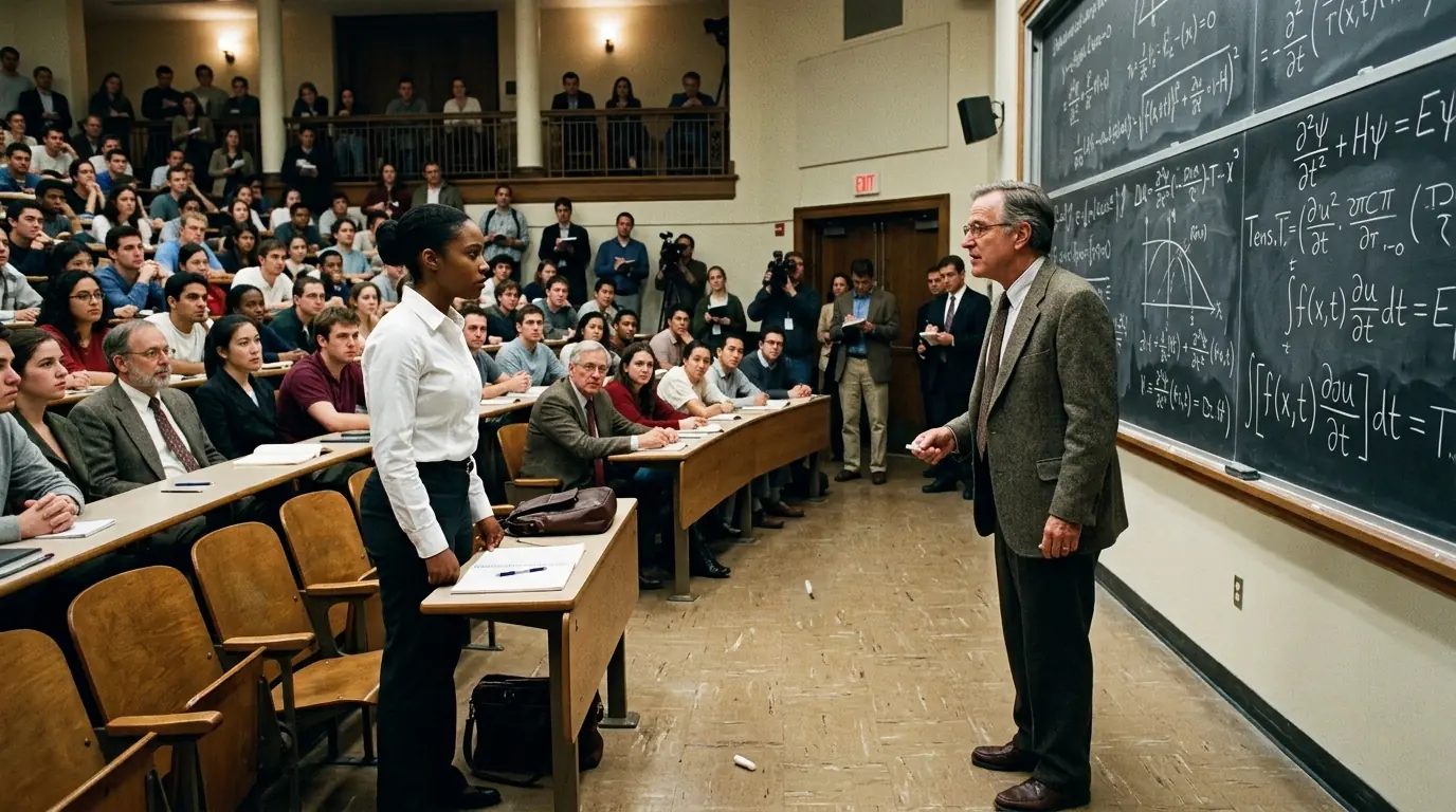 Even MIT Can't Solve! Professor Wrote Equation to Shame Black Genius — She SolveD It in 30 Second
