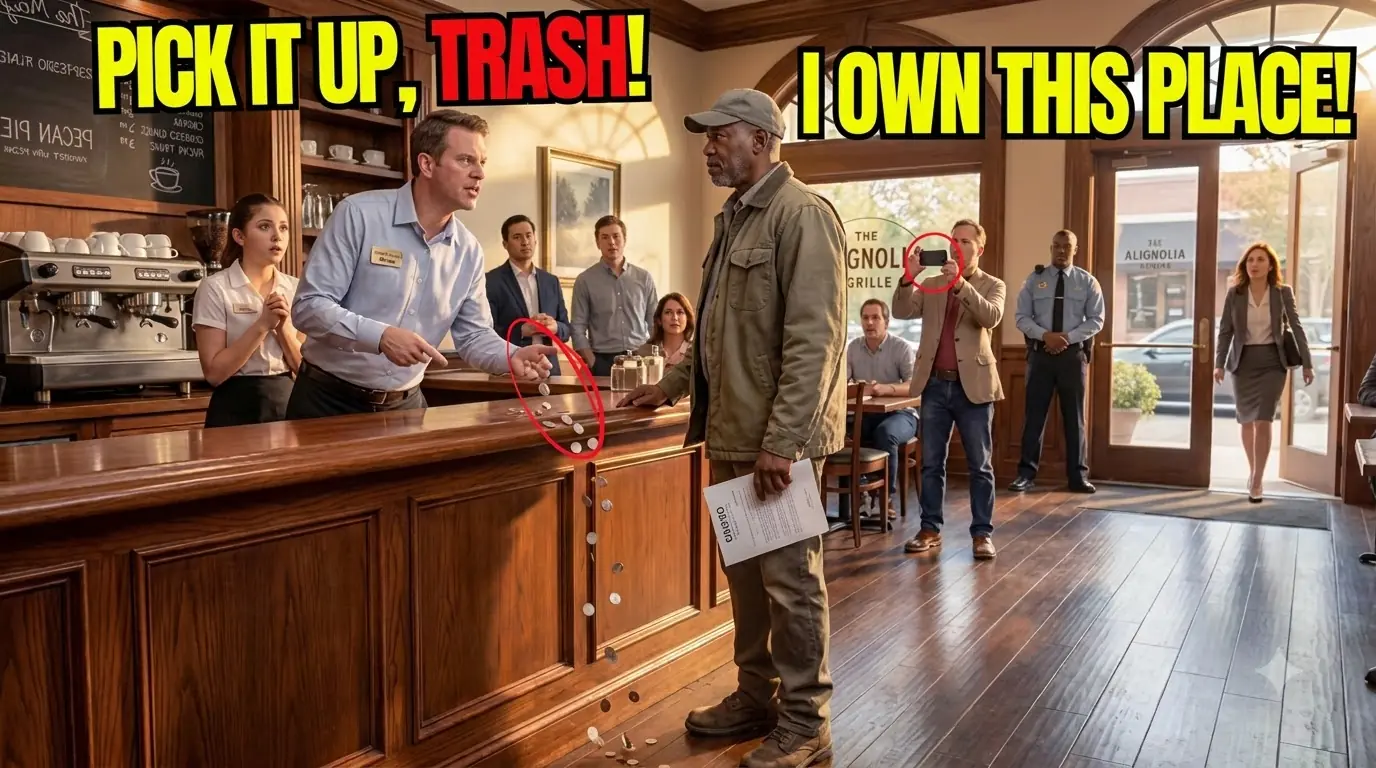 Manager Threw a Black Man's Change on the Floor: ""Pick It Up"" — He Was the Restaurant's New Owner
