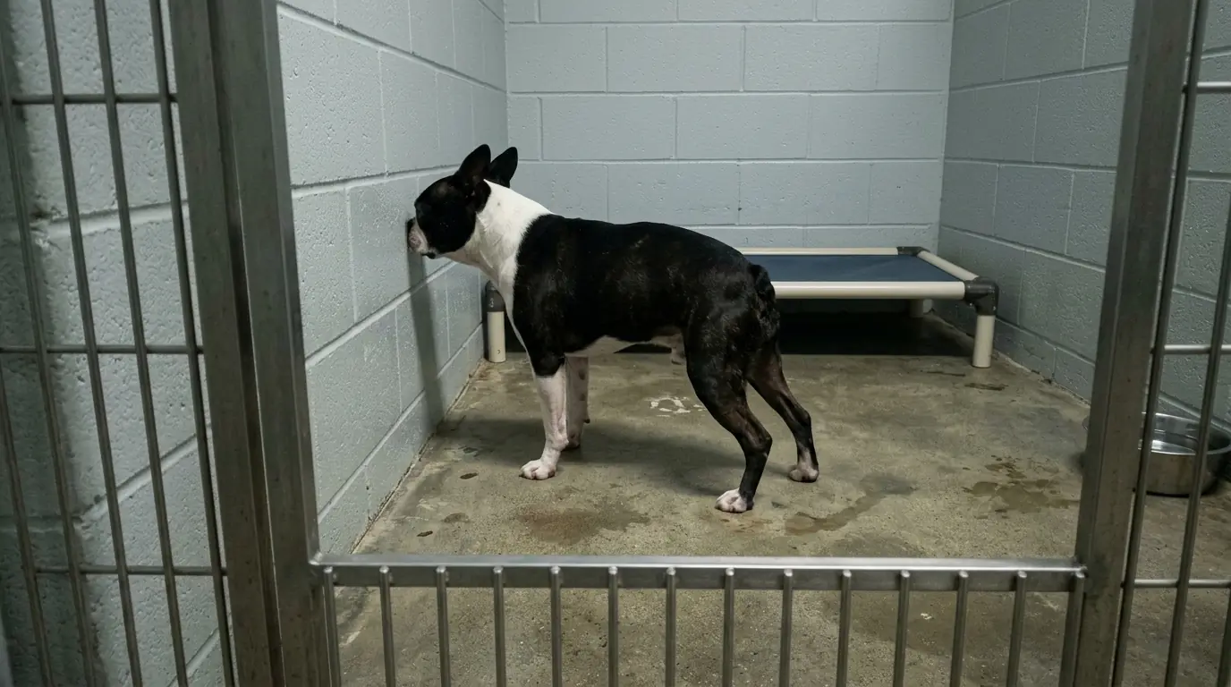 Murphy Wakes Up Barking at the Same Empty Corner—Then Runs Toward It and Presses His Head Against the Wall