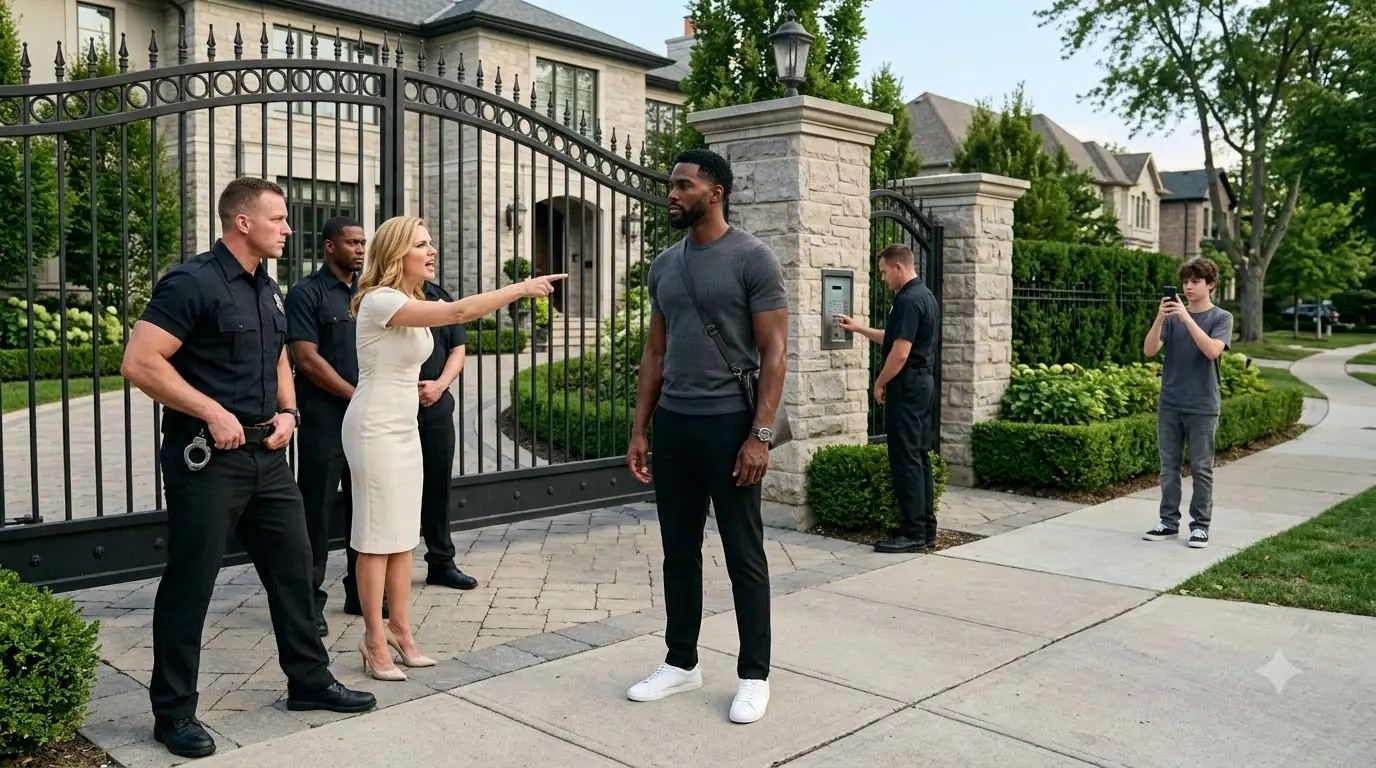 CEO Blocked at His Own Mansion Gate — Minutes Later, He Fires the Entire Security Team