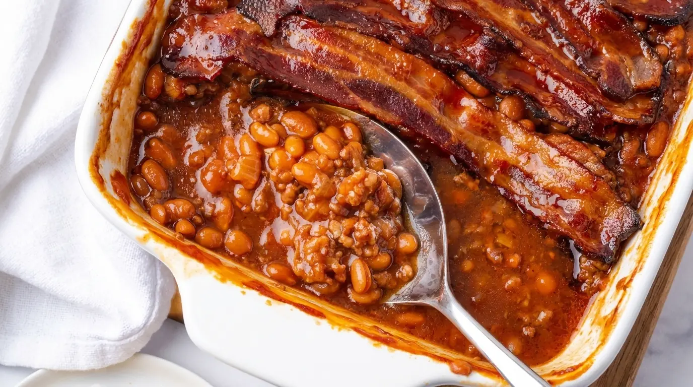 Classic Cowboy Bacon Beans Recipe