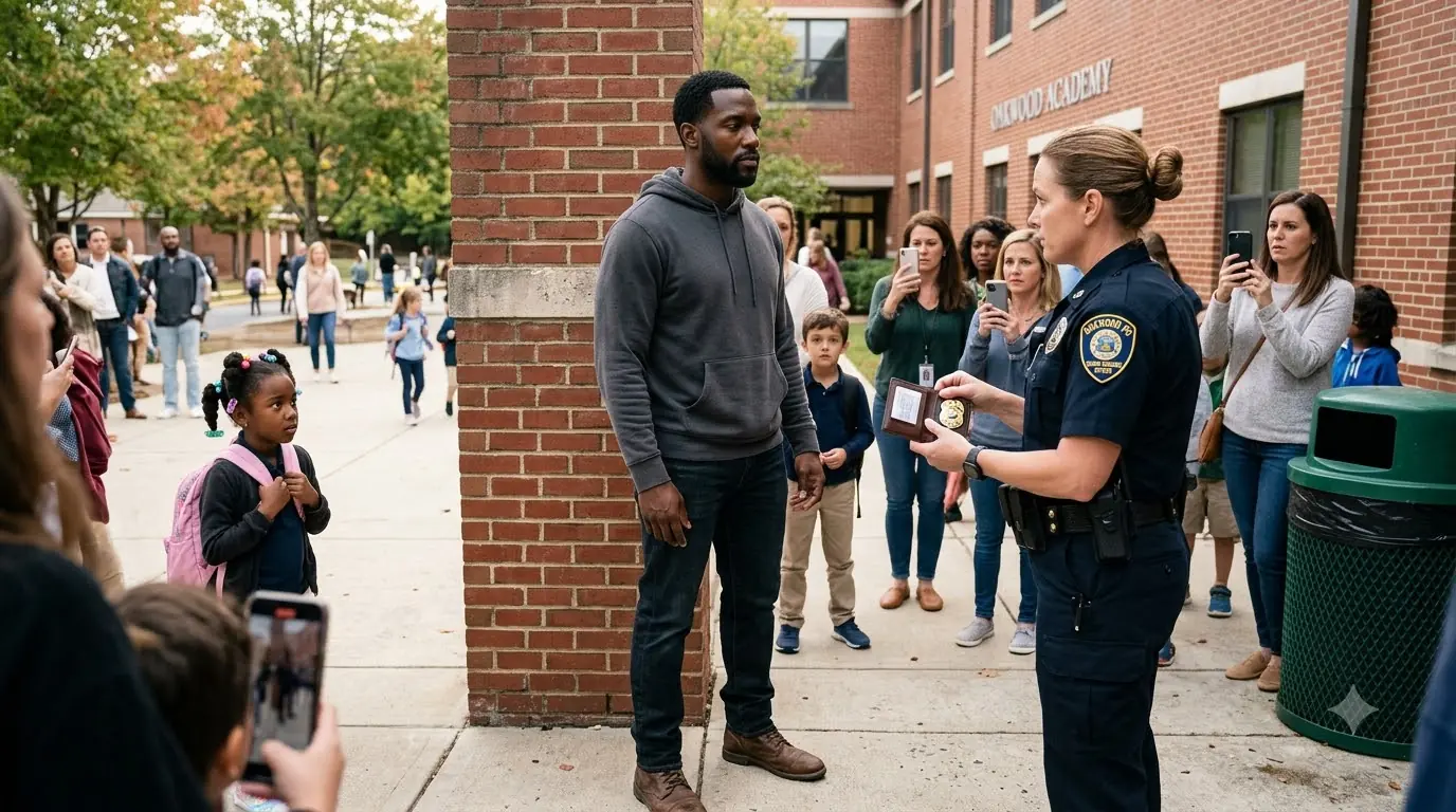 Cop Throws A Single Dad’s Badge in Trash — 5 Minutes Later She’s Begging Him