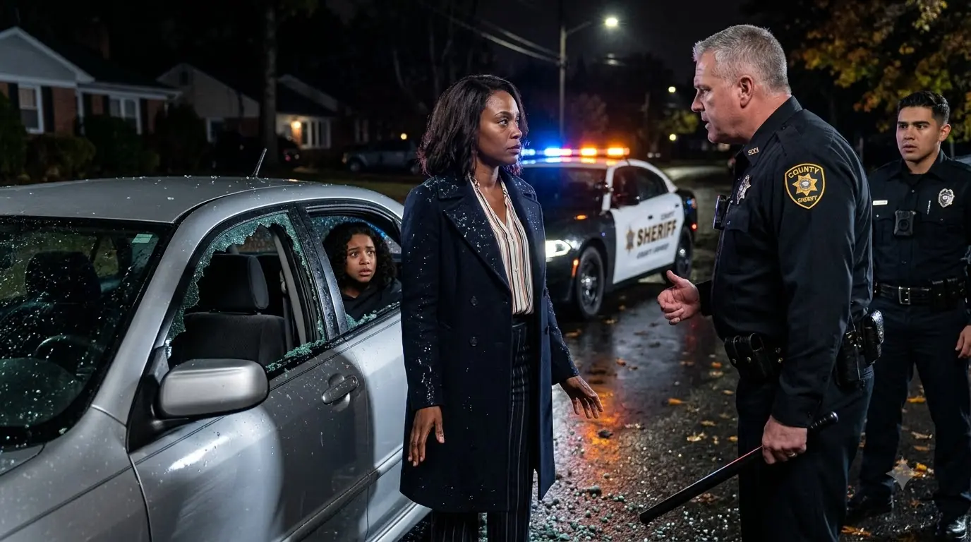 Cop Smashes A Woman’s Car Window — Unaware She’s His New Head