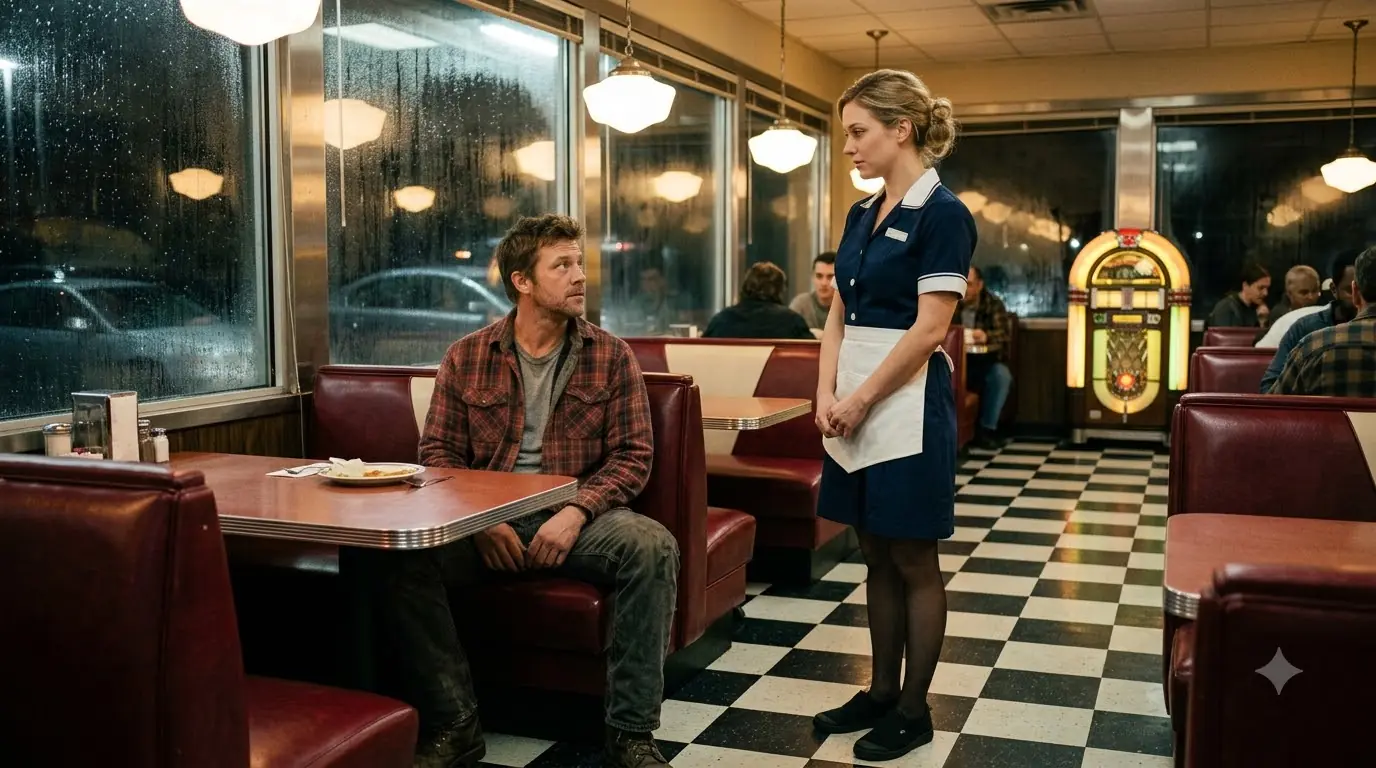 A Single Dad Lost Half His Contracts After Defending a Diner Waitress — Then She Removed Her Name Tag and Revealed One Thing