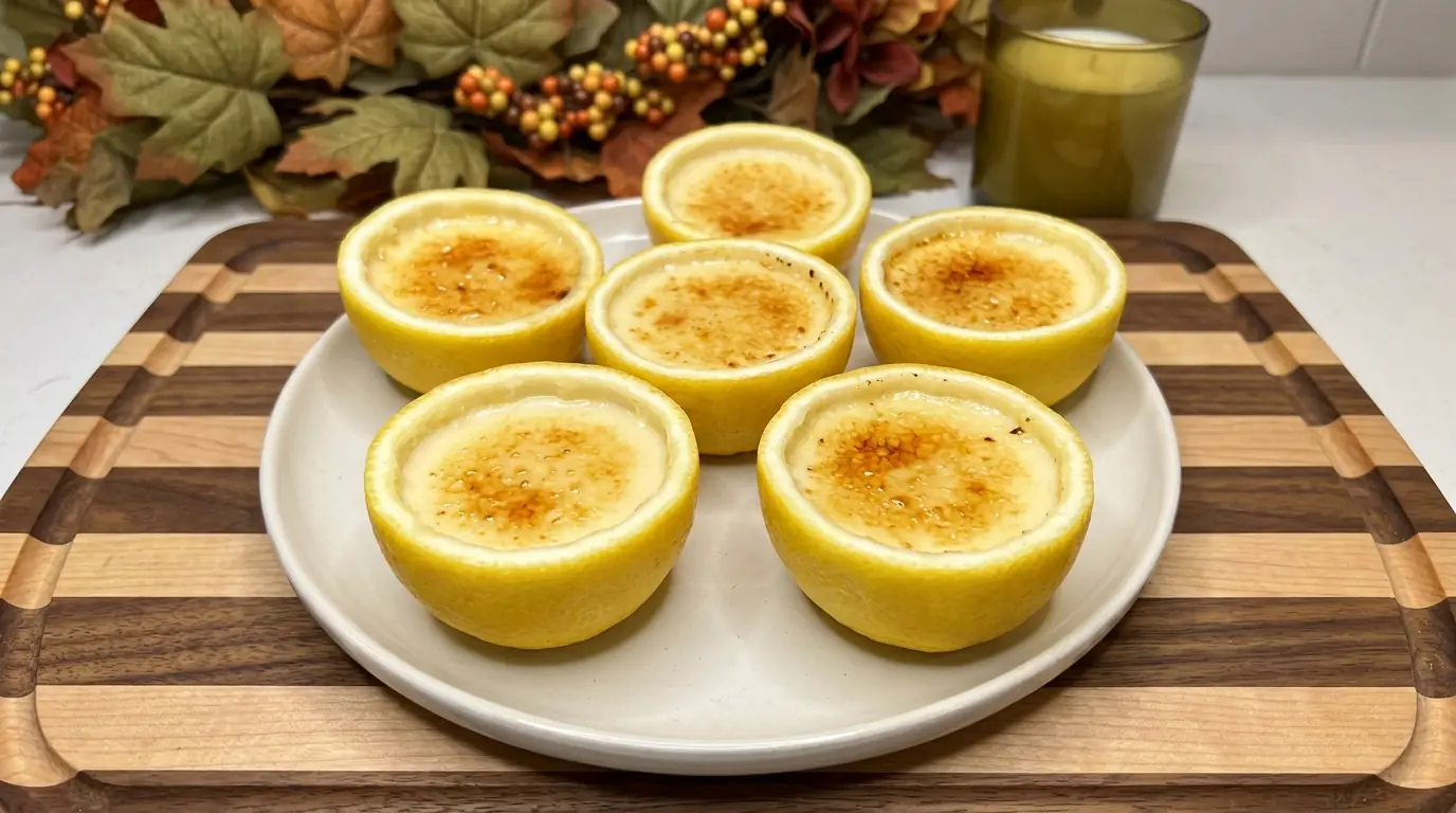 Lemon Posset Brûlée – Creamy, Bright & Crackly