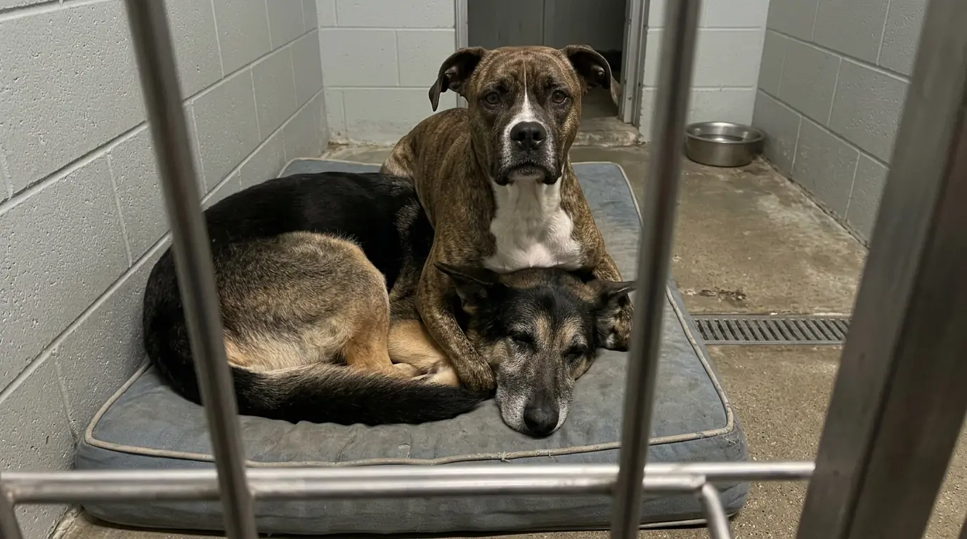 Nova Won’t Sleep Until She Covers Echo’s Ears—Then the Senior Shepherd Finally Stops Startling at Every Metallic Sound