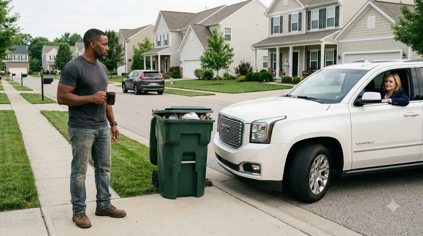 HOA Karen Kept Knocking Over My Trash Can — So I Installed One She Definitely Didn’t See Coming