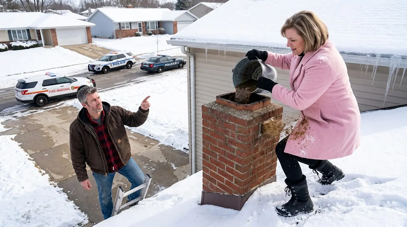 HOA President Poured Pig Manure Down a Homeowner’s Chimney — Then the Fire Marshal Climbed Onto the Roof