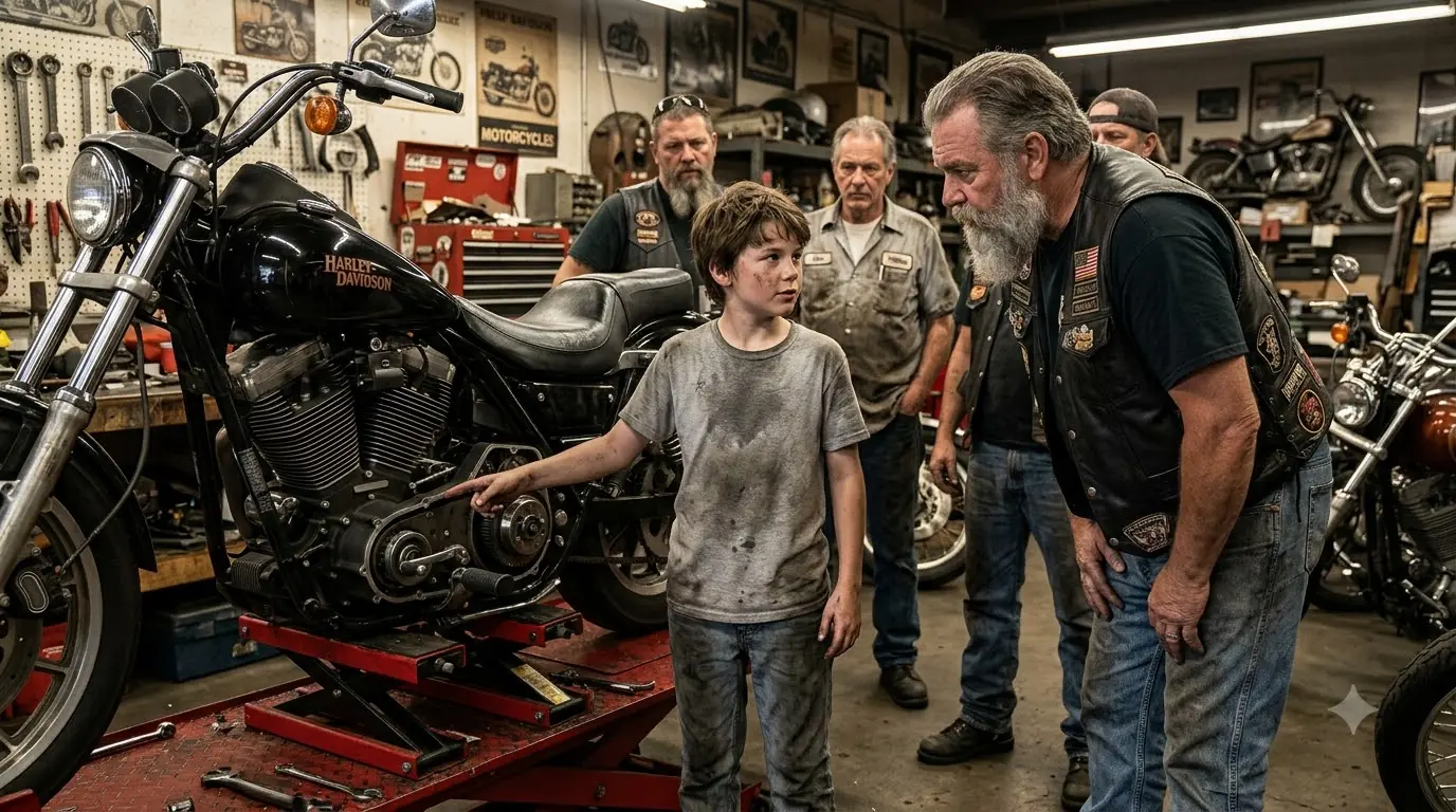 An 8-Year-Old Boy Said the Harley Was 12 Degrees Off - Then a Hidden Tag Revealed His Father’s Secret