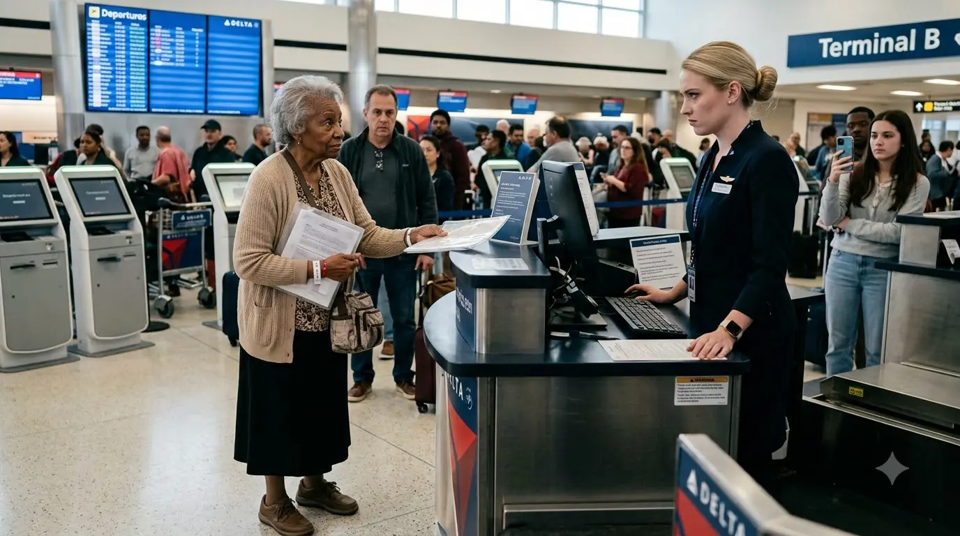Flight Attendant Throws Out Elderly Woman’s Medicine — Her Son Grounds Entire Flight