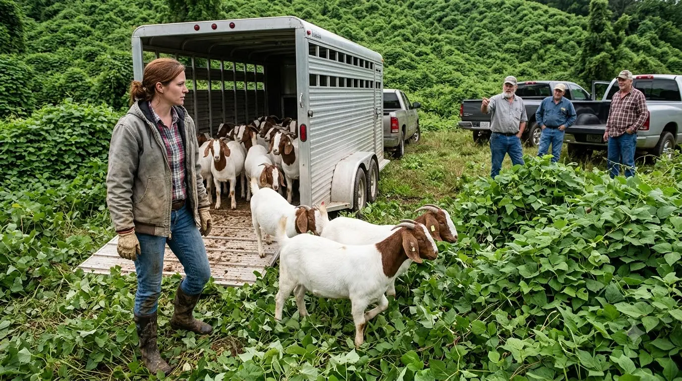 They Laughed When She Bought 128 Kudzu-Choked Acres for $140,000 — Then 68 Goats Uncovered a Lost Pecan Orchard