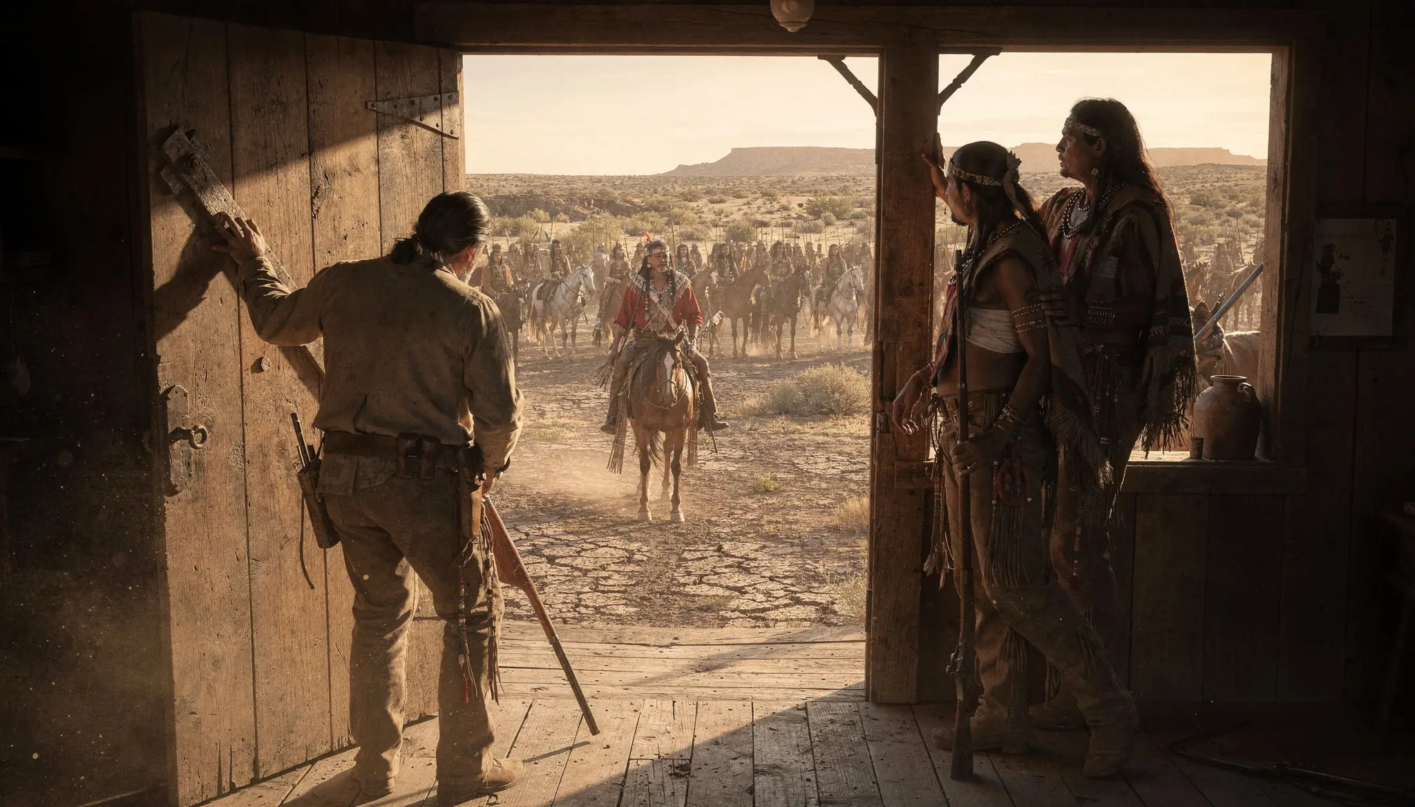A Rancher Sheltered an Injured Apache Family — At Sunrise, 300 Warriors Stood Outside His Cabin