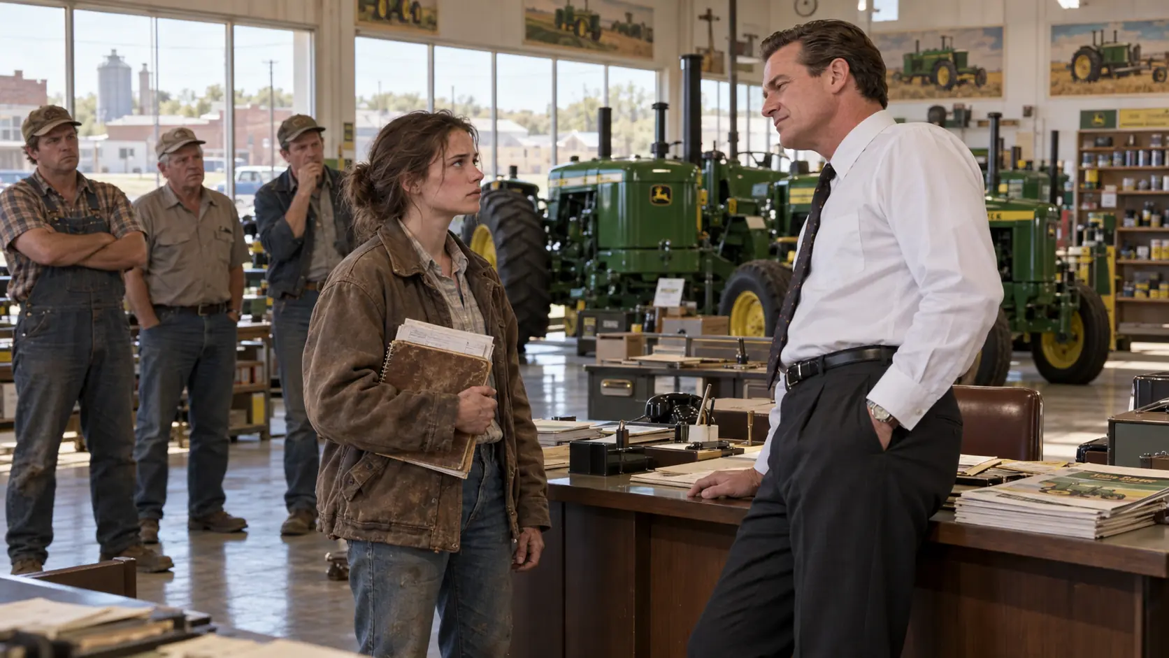 The JD Dealer Said "Sell the Farm, Little Girl" — 20 Years Later, She Owned More Land Than Him
