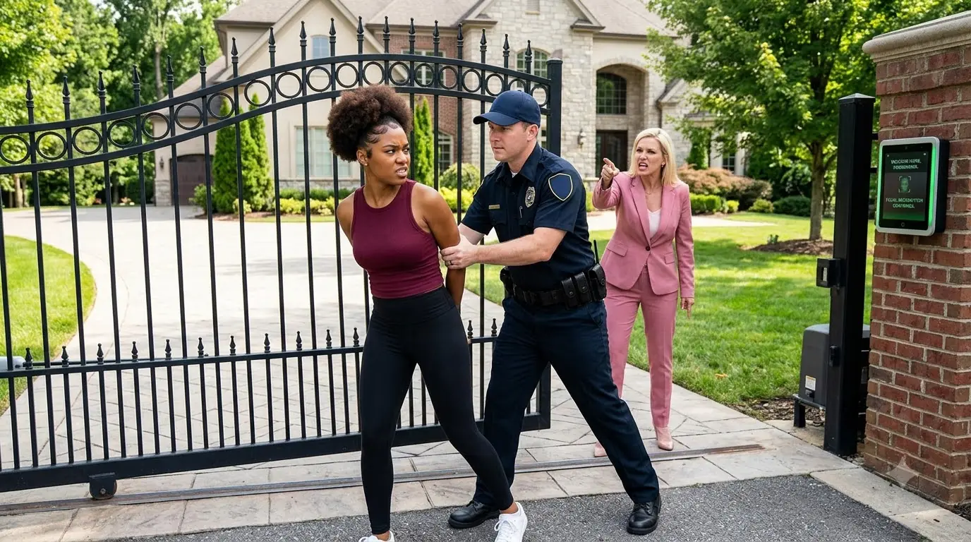 Cop Detained a Woman After the HOA Said She Didn’t Belong There — Then the Gate Opened for Her