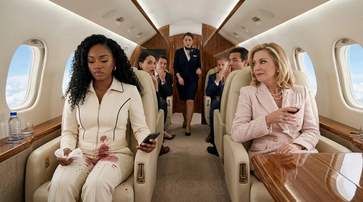 A White Socialite Poured Wine on a Woman in First Class, Then the Flight Attendant Asked for the Jet Owner’s Authorization Code