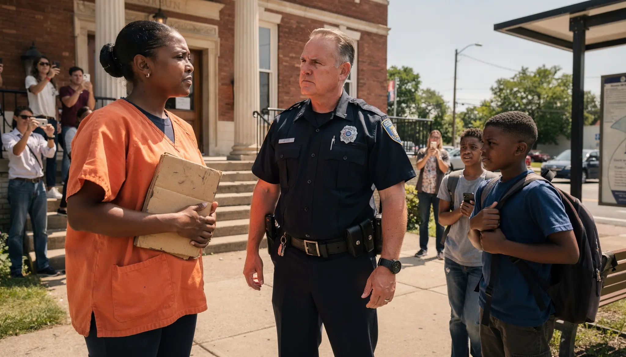 Cop Humi-liates Black Woman at Bus Stop —Then His Buried Lies Come Back