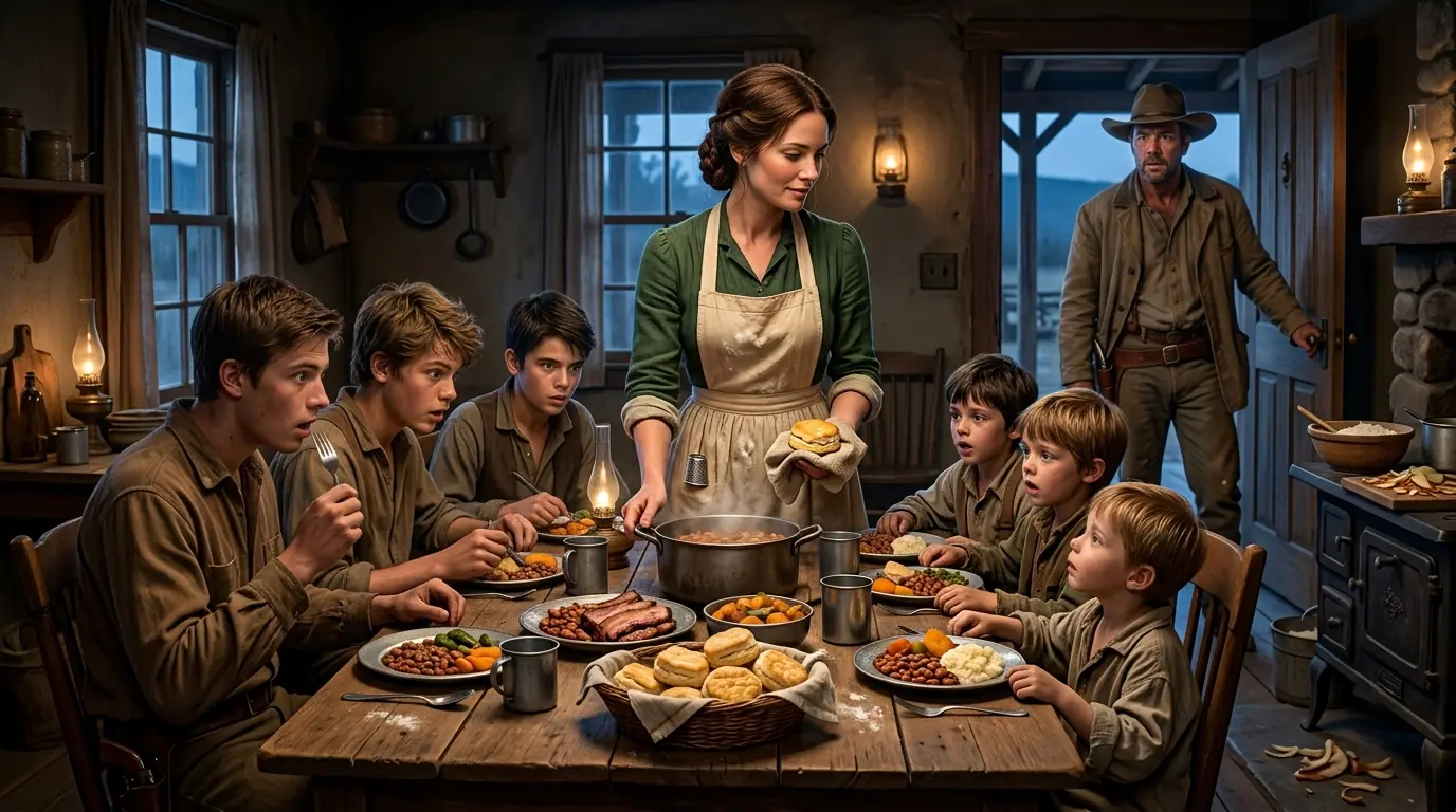 She Was Sent to Marry a Stranger With 6 Sons — Then One Meal Changed Everything