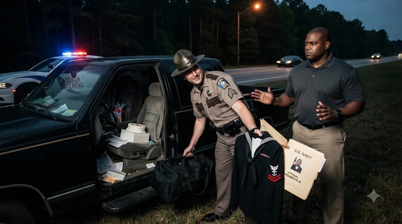 Cocky Cop Tore Apart a Man’s Truck on Highway 19 — Then One Folder Changed His Face