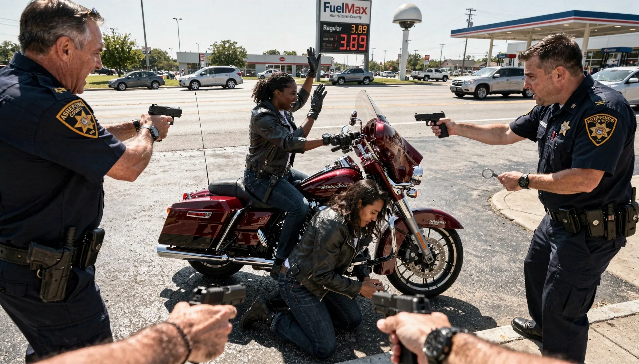 Two Cops Arrested a Black Woman Riding a Harley — Unaware She Was the County Sheriff