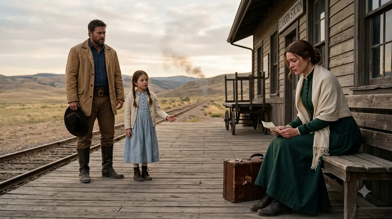 She Had Lost All Hope at the Station — Then a Rancher and His Little Girl Gave Her a New Beginning