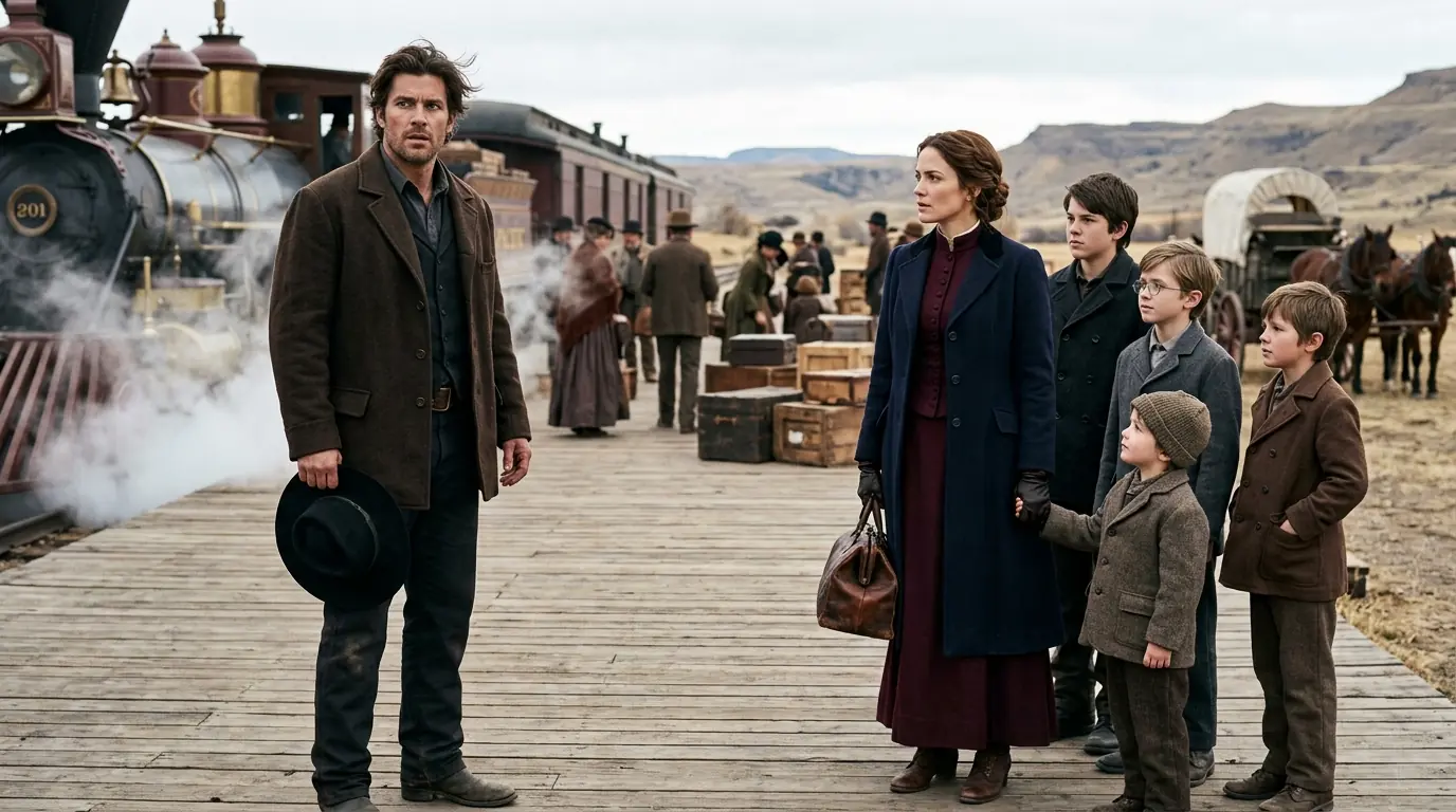 She Arrived With Four Sons — The Lonely Rancher Said, “Good. I Need Them All”