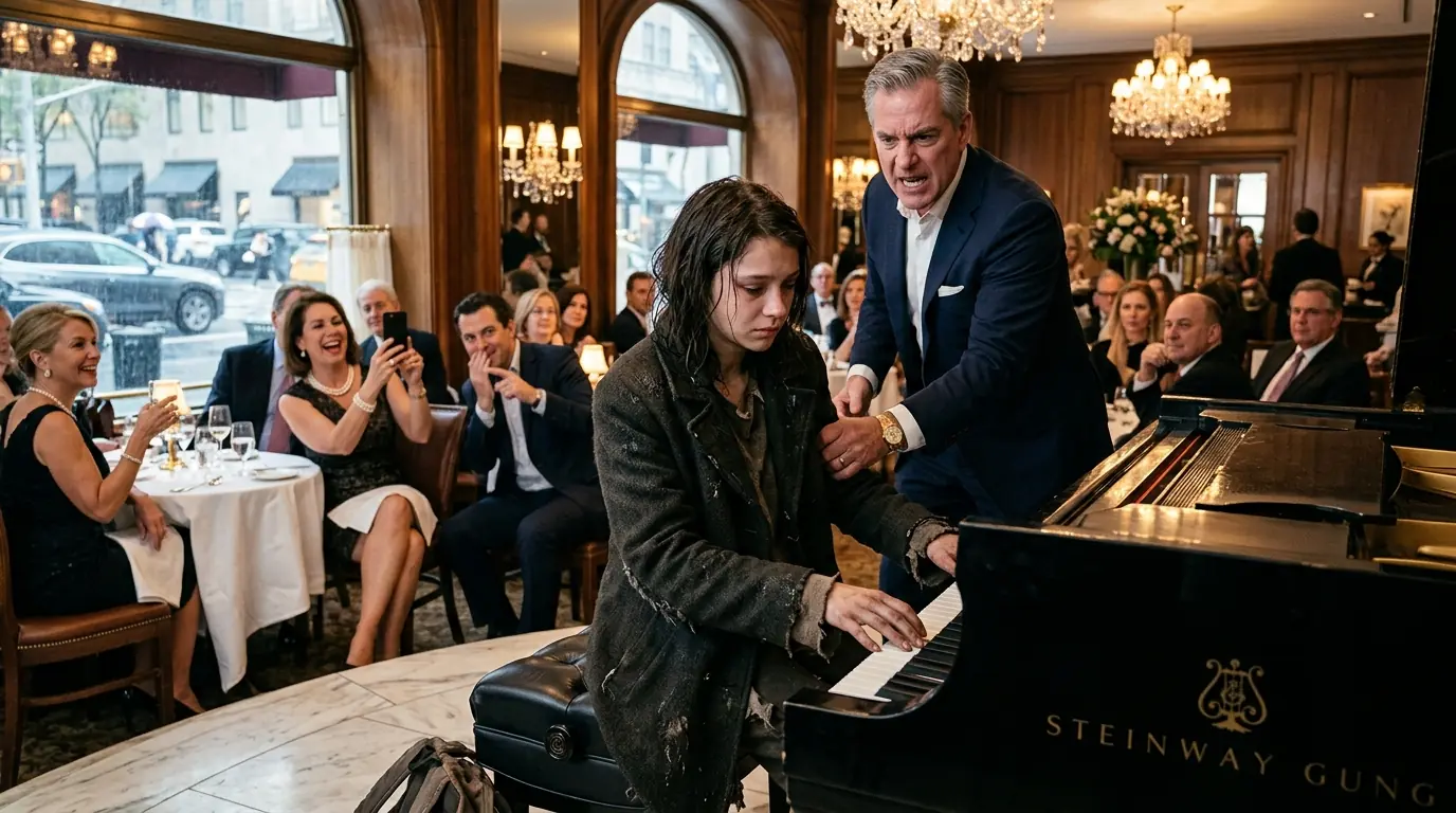 “CAN I PLAY IN SWAP FOR FOOD ” — They Mocked Her, Not Aware She Was the Daughter of a Piano Legend