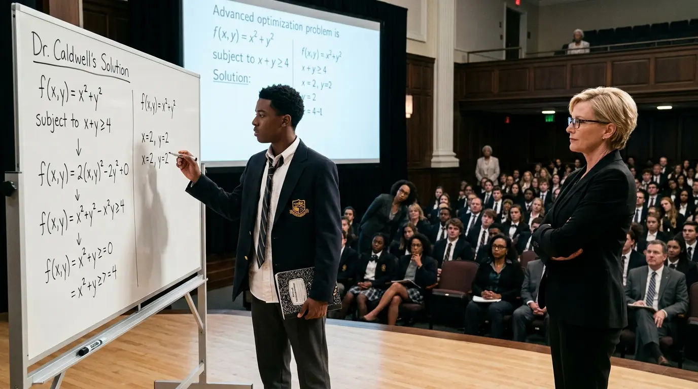 Teacher Handed Black Student "Impossible" Math to Mock Him — Before She Could Blink, He'd Cracked It