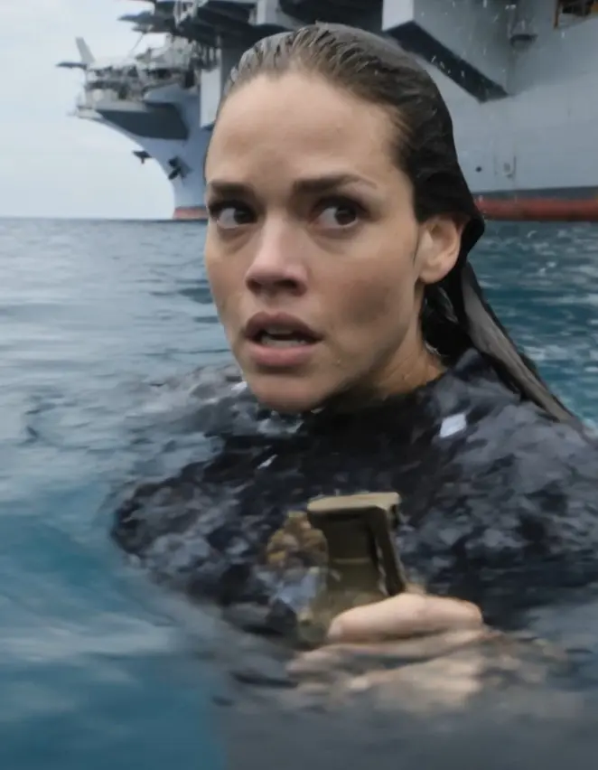 A Navy Officer Kicked Lexa Off The Carrier And Called It Payback — Then She Rose From The Water Holding A Grenade